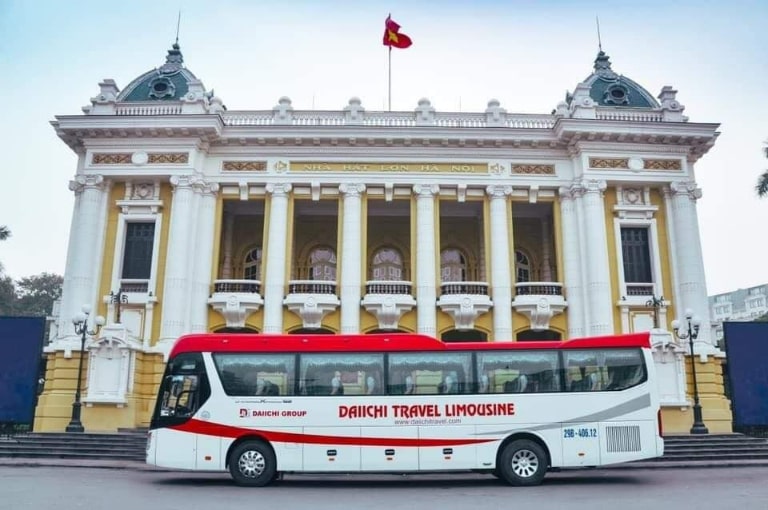 Bus ticket to Ha Noi